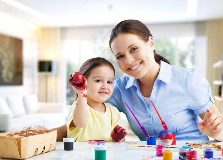 After school baby care supporting working parents and reducing childcare stress