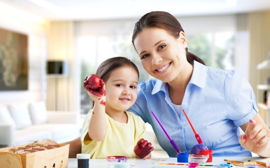 After school baby care supporting working parents and reducing childcare stress